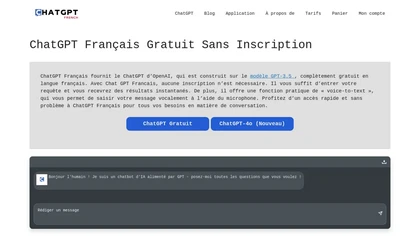 ChatGPT Français (French)